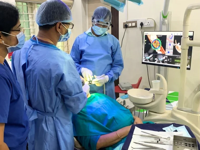Surgical Dental Team at Work